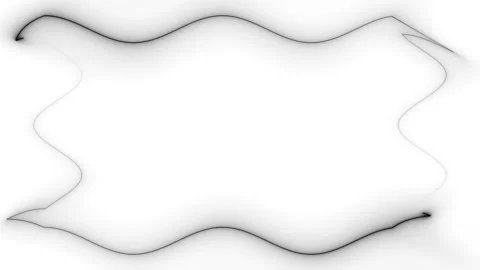 Abstract Wavy Border Frame Stock Footage 284401068