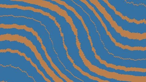 Abstract wavy brown and blue lines pattern background Stock Illustration
