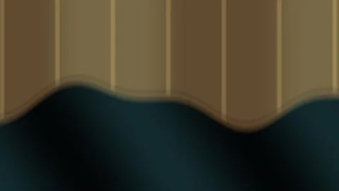 Abstract Wavy Brown and Teal Background Seamless Loop Stock Footage 340592980