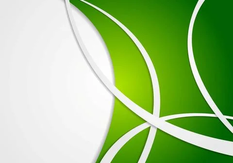 Abstract wavy corporate vector background Abstract wavy corporate green ba... Stock Photos