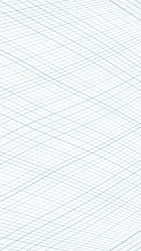 Abstract wavy crossed blue lines pattern on white vertical background Stock Footage 344138354