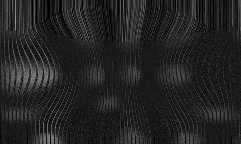 Abstract wavy dark background with vertical pinstripes, grainy noise textur.. 스톡 일러스트