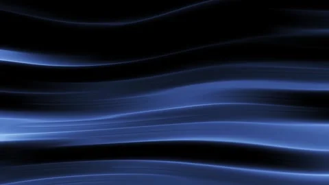 Abstract Wavy Dark Blue Gradient Motion Background with Smooth Curves Stock Footage 339195377