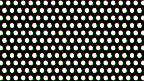 Abstract Wavy Dot Pattern RGB Split Glitch 4K Seamless Loop Stock Footage 338383286