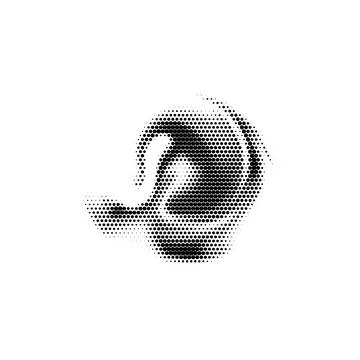 Abstract wavy element with grainy effect. イラスト素材