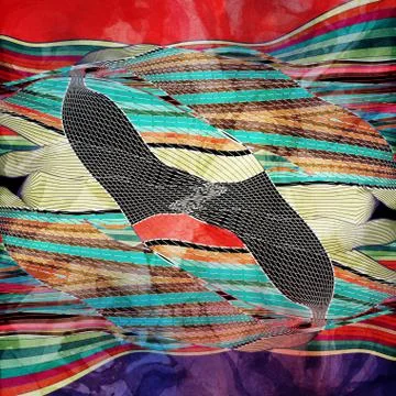 Abstract wavy elements background 스톡 일러스트