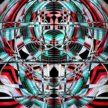 Abstract wavy elements background Stock Illustration