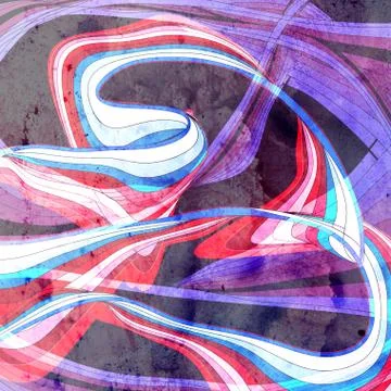 Abstract wavy elements background Foto stock