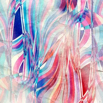 Abstract wavy elements background Foto stock