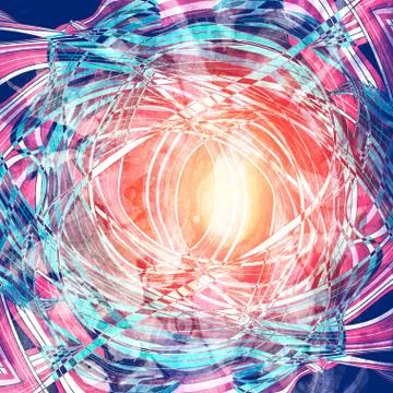 Abstract wavy elements background Foto stock