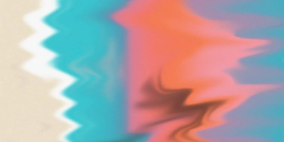 Abstract wavy fluid gradient background with colorful motion blur texture Stock Illustration