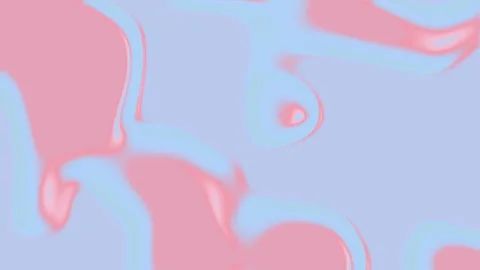 Abstract Wavy Fluid Gradient in Soft Pink and Blue Tones Stock Footage 293910365