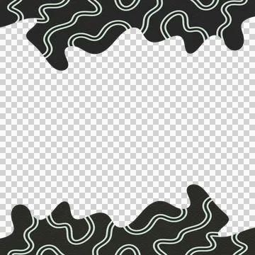 Abstract Wavy Frame Border 스톡 사진