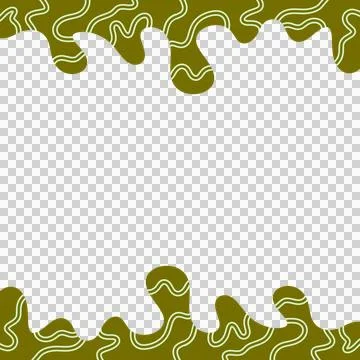 Abstract Wavy Frame Border Stock Photos