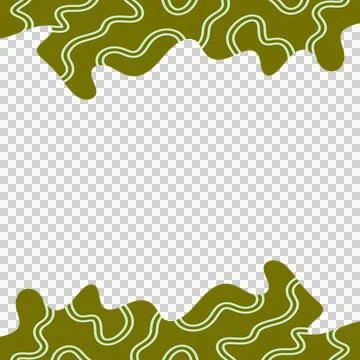 Abstract Wavy Frame Border Stock Photos