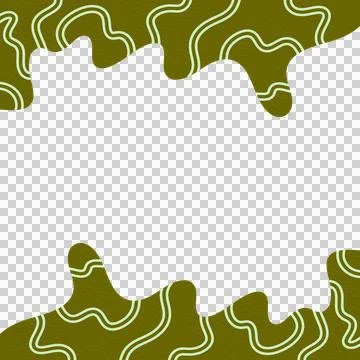 Abstract Wavy Frame Border Stock Photos