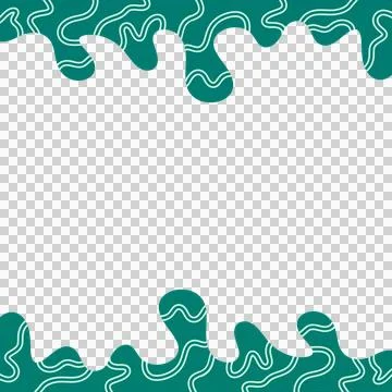 Abstract Wavy Frame Border 스톡 사진