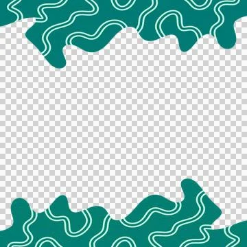 Abstract Wavy Frame Border Stock Photos