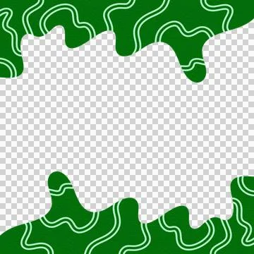 Abstract Wavy Frame Border Stockfoto's