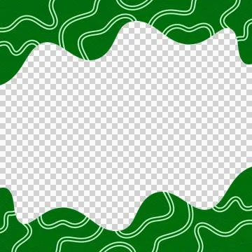 Abstract Wavy Frame Border Stock Photos