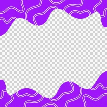 Abstract Wavy Frame Border 스톡 사진