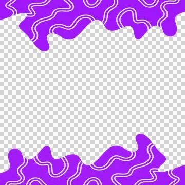 Abstract Wavy Frame Border Stock Photos