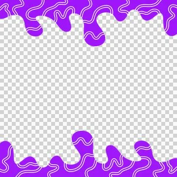 Abstract Wavy Frame Border Stockfoto's