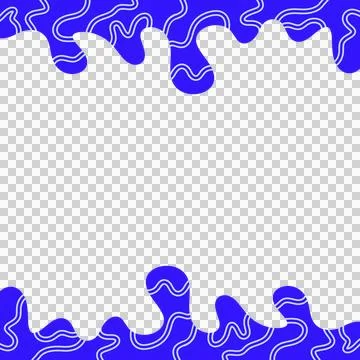 Abstract Wavy Frame Border Stock Photos