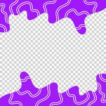 Abstract Wavy Frame Border Foto stock