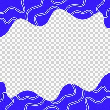 Abstract Wavy Frame Border Stock Photos