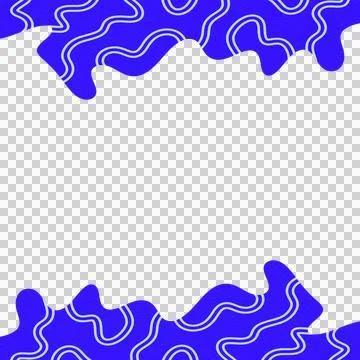 Abstract Wavy Frame Border Stock Photos