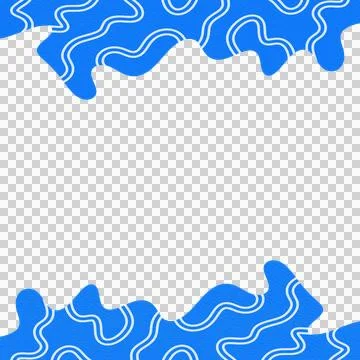Abstract Wavy Frame Border Stock Photos