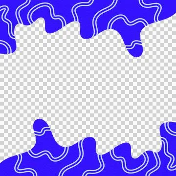 Abstract Wavy Frame Border Stock Photos