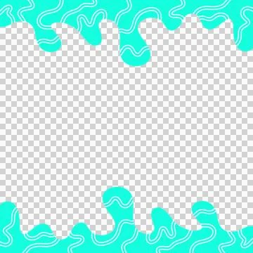 Abstract Wavy Frame Border 스톡 사진