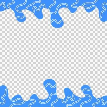 Abstract Wavy Frame Border Stock Photos