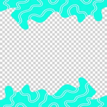 Abstract Wavy Frame Border 스톡 사진