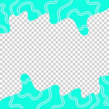 Abstract Wavy Frame Border Stock Photos