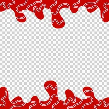 Abstract Wavy Frame Border 스톡 사진