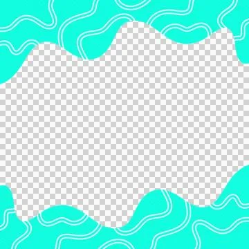 Abstract Wavy Frame Border Stock Photos