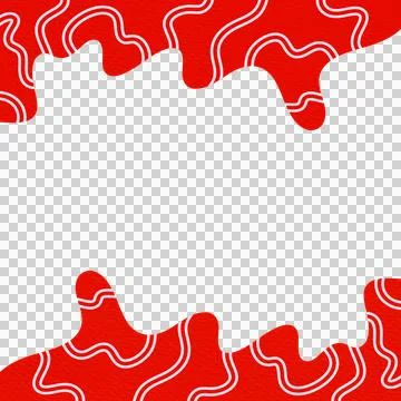 Abstract Wavy Frame Border Foto stock