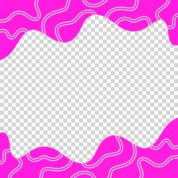 Abstract Wavy Frame Border 스톡 사진