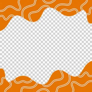 Abstract Wavy Frame Border Stock Photos