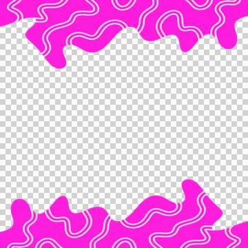 Abstract Wavy Frame Border Stock Photos