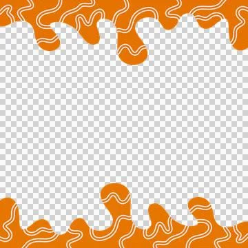 Abstract Wavy Frame Border Foto stock