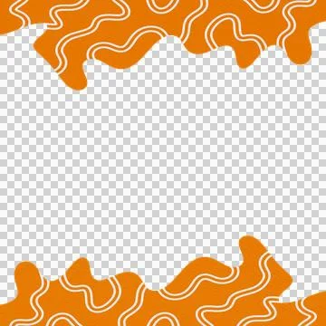 Abstract Wavy Frame Border Stock Photos