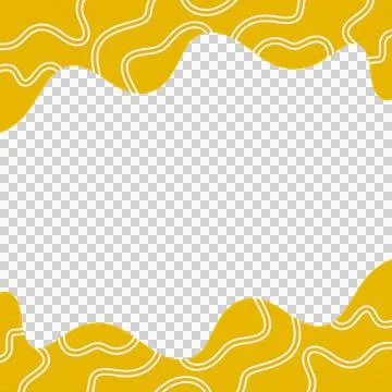 Abstract Wavy Frame Border Stock Photos