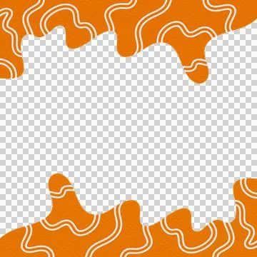 Abstract Wavy Frame Border 스톡 사진