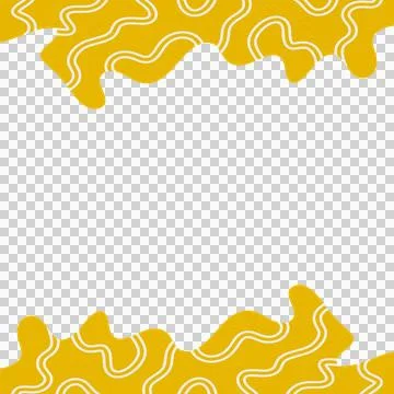 Abstract Wavy Frame Border Stock Photos