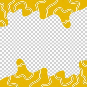 Abstract Wavy Frame Border Stock Photos