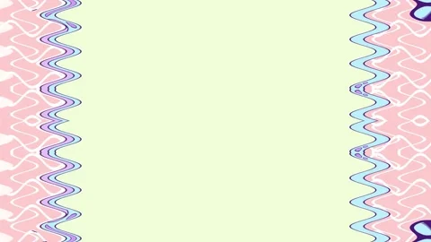 Abstract Wavy Frame Stock Footage 284403931